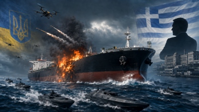 Ουκρανική πρόκληση - Xτύπησαν στην Κασπία τα τάνκερ Nissos Sifnos του Αλαφούζου και Marathi του Προκοπίου - Κατασβέστηκε η φωτιά