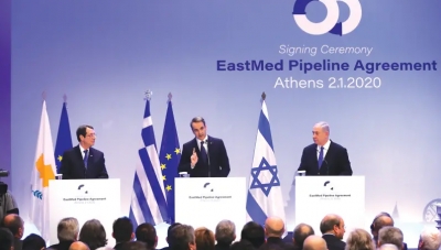 Νέο αμερικανικό άδειασμα για τον EastMed – Οι ΗΠΑ ενημέρωσαν το Ισραήλ ότι δεν υποστηρίζουν τον υποθαλάσσιο αγωγό