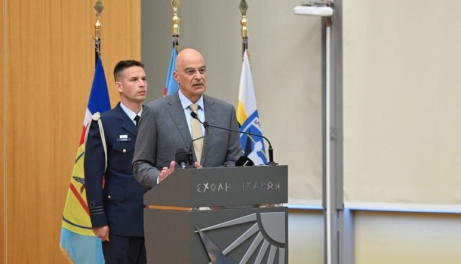 Δένδιας από Σχολή Ικάρων: Υπαρξιακή αναγκαιότητα να έχουμε επαρκείς και τεχνολογικά ανεπτυγμένες Ένοπλες Δυνάμεις