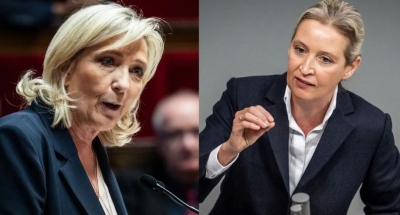 Διπλό πατριωτικό αμόκ: Η Le Pen υποψήφια στις προεδρικές εκλογές του 2027 -  Εκτοξεύεται στην κορυφή των δημοσκοπήσεων η AfD