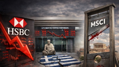 Στα αζήτητα το Χρηματιστήριο από την HSBC: Μόνο 8 ελληνικές μετοχές θα επιβιώσουν - Όχι στην αναβάθμιση καρμανιόλα της MSCI