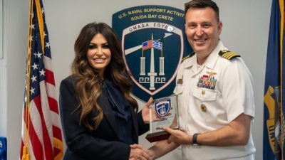 Στην Αλεξανδρούπολη η Kimberly Guilfoyle - Συναντήσεις με θεσμικούς παράγοντες και επίσκεψη στη βάση των ΗΠΑ