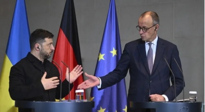 Merz προς Zelensky : Η Γερμανία θα συνεχίσει να παρέχει στήριξη την Ουκρανία