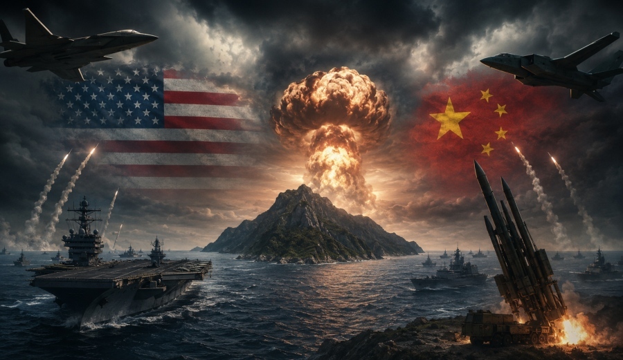Alarm in Taiwan - China gathers war fleet in the Pacific, joint exercises with Russia