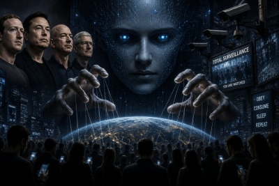 Global dictatorship arrives through artificial intelligence as tech gods and billionaires battle for total control