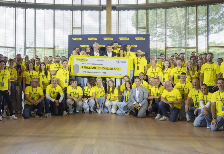 Τεράστια επιτυχία για την καμπάνια της Technogym «Let’s Move & Donate Food»: Δόθηκαν 1 εκατομμύριο σχολικά γεύματα σε παιδιά που έχουν ανάγκη