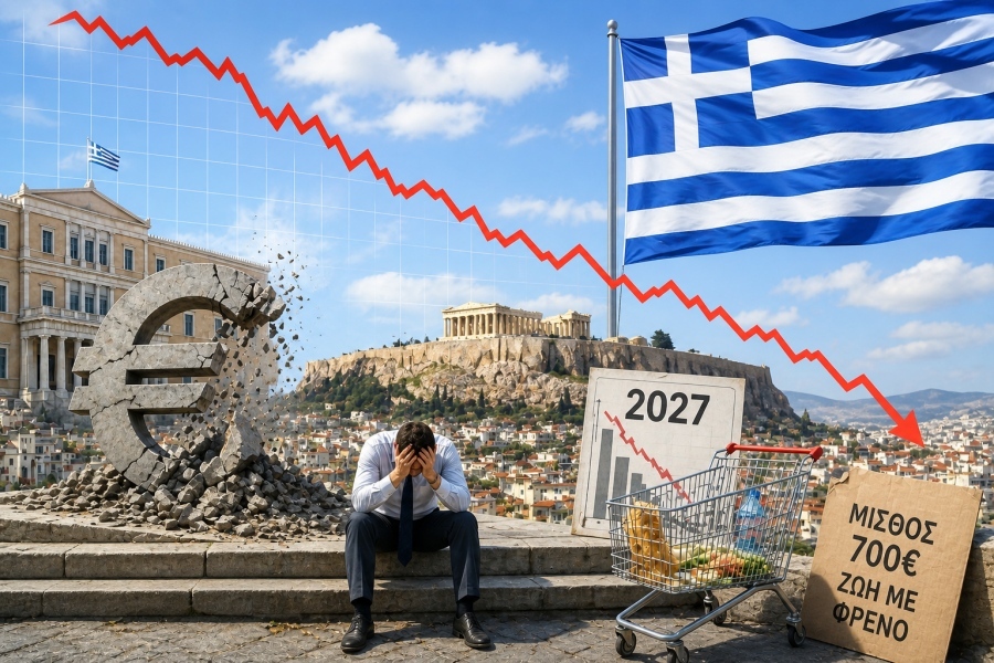 Greece heading toward a new economic shock by 2027 - Levy Institute warns of fragile growth built on low wages and consumption