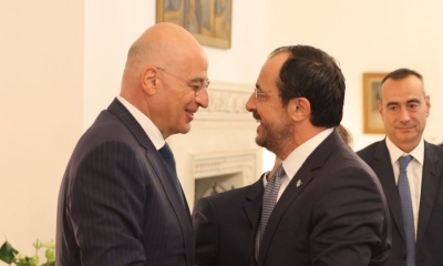Ο Δένδιας στην Κύπρο: Συμφωνία με Χριστοδουλίδη για κοινό και ευρύτερο αμυντικό συντονισμό - Να παραμείνουν στο νησί οι ελληνικές δυνάμεις