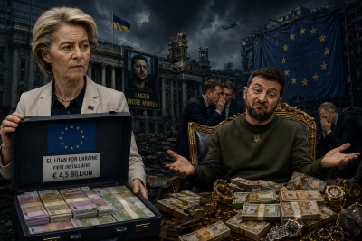 Σκληρό χτύπημα της BZ σε ΕΕ, Zelensky - Του δίνετε την α' δόση των 90 δισ. εν μέσω... κοροϊδίας και οργίου διαφθοράς!