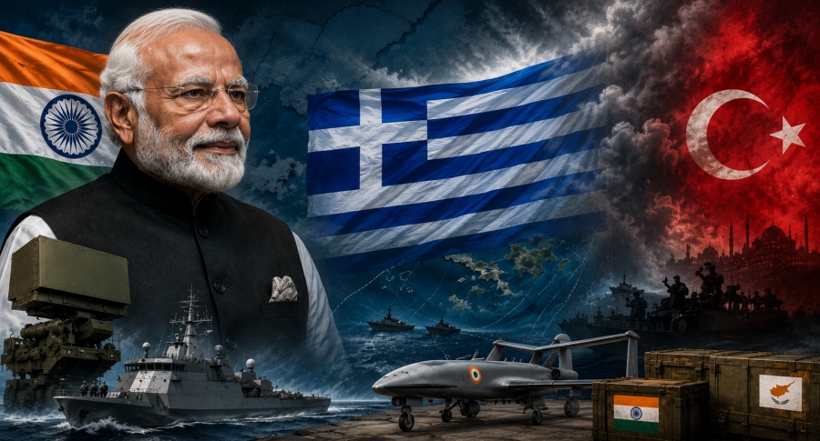 Πυρ και τρόμος στη Μεσόγειο: Μέτωπο Ινδίας και Ελλάδας εναντίον Τουρκίας - Ανάφλεξη με IMEC και υπερηχητικούς πυραύλους BrahMos