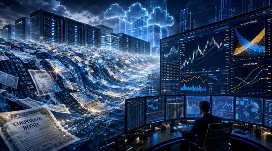 Συναγερμός στη Wall Street: Η «φούσκα» της AI σπρώχνει τις τράπεζες σε επικίνδυνα παράγωγα δισεκατομμυρίων
