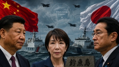 Red alert as Japan and China edge closer to conflict over disputed islands with sudden US and Russian involvement