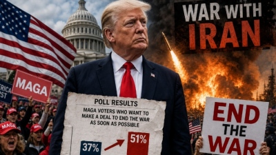 Political earthquake in the US as 60% of Republicans reject Trump's war in Iran and MAGA base turns against White House strategy
