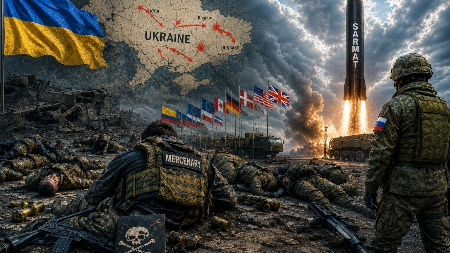 Ukraine's dirty plan: Setting up a slaughter of mercenaries and preparing a trap while Russia warms up the Sarmat