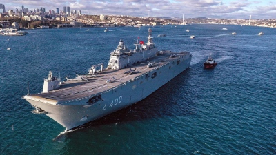 Πρώτη επιχειρησιακή ανάπτυξη του τουρκικού TCG Anadolu στο Ιόνιο σε νατοϊκή άσκηση