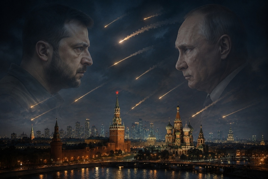 Zelensky launches massive wave of 660 drones against Russia while secretly demanding heavy Western weapons as analysts claim Ukrainian leader has gone mad