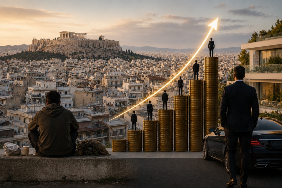 Οι φτωχοί φτωχότεροι και οι πλούσιοι πλουσιότεροι - Πάνω από 82.000 εκατομμυριούχοι στην Ελλάδα