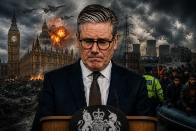 Political disaster in Britain - War fever, energy chaos and migrant crimes bring relentless collapse of Starmer