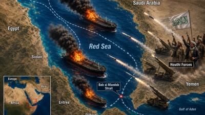 Houthis strike Saudi oil tankers in Red Sea as shipping fears expand to Bab al-Mandeb