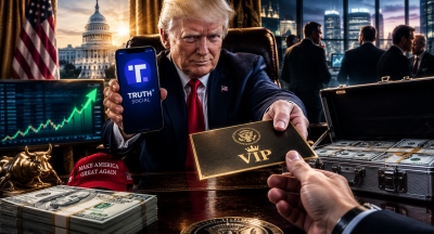 Ασύλληπτο: Ο Trump θα πουλά προνομιακή πληροφόρηση στα funds μέσω Truth Social – «Δώστε 100.000 δολ. και... θησαυρίστε»