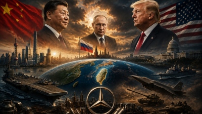 Geopolitical power play: Trump fails to trade Taiwan for Iran as Putin heads to China and Mercedes eyes defense sector