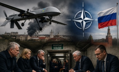 Πανικός στη Λιθουανία – Ουκρανικό drone έστειλε την κυβέρνηση στα… καταφύγια – Πρωτοφανείς εικόνες, εξευτελισμός ΝΑΤΟ