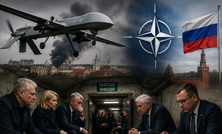 Πανικός στη Λιθουανία – Ουκρανικό drone έστειλε την κυβέρνηση στα… καταφύγια – Πρωτοφανείς εικόνες, εξευτελισμός ΝΑΤΟ