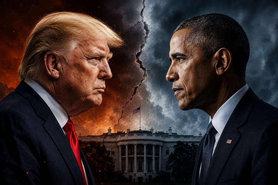 Τρομερή ατάκα Obama κατά Trump: Είναι τόσο «κολλημένος» με μένα... μου έχει παραχωρήσει ολόκληρη σουίτα στο κεφάλι του!
