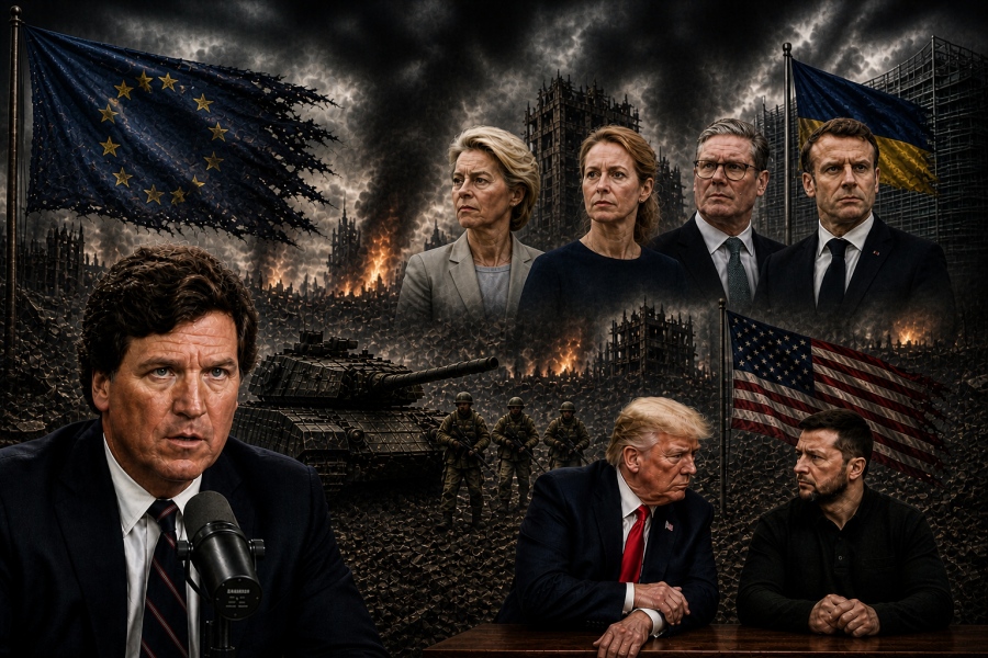Καταπέλτης ο Carlson - Η Δύση κατέστρεψε την Ουκρανία... Εθνοκάθαρση ο πόλεμος, θα πάψει να υπάρχει ως έθνος