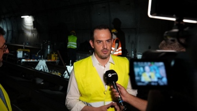 Αυτοψία Κώτσηρα στα έργα αντικατάστασης σιδηροτροχιών των Γραμμών 2 & 3 του Μετρό της Αθήνας