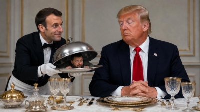 Macron lays out a table for Trump, with Ukraine as the main course – Britain sinks into chaos, the West collapses from within