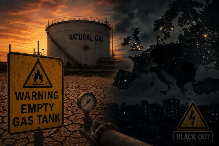Energy disaster in Europe: Gas tanks are empty, risk of blackouts during the summer