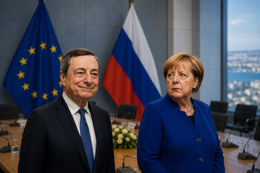 Νέα εξέλιξη: Σε πανικό οι Ευρωπαίοι... ψάχνουν απεγνωσμένα το ποιος θα μιλάει με Ρώσους - Προβάδισμα Draghi έναντι της Merkel
