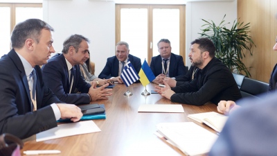 Συνάντηση Μητσοτάκη με Zelensky - Ετέθη το ζήτημα με το ουκρανικό θαλάσσιο drone στη Λευκάδα