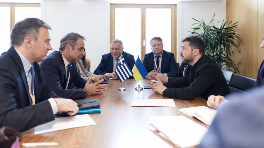 Συνάντηση Μητσοτάκη με Zelensky - Ετέθη το ζήτημα με το ουκρανικό θαλάσσιο drone στη Λευκάδα