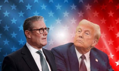 Trump warns UK over 'dangerous game' with Beijing as Starmer talks football and Shakespeare