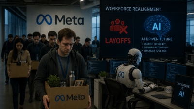 Σοκ στη Meta - Χιλιάδες απολύσεις λόγω AI - Οι εργαζόμενοι εκπαιδεύουν την τεχνητή νοημοσύνη που θα τους αντικαταστήσει
