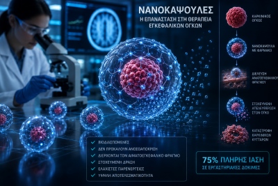 Τρομερή ιατρική εξέλιξη! - Ρώσοι επιστήμονες εξαφάνισαν το 75% θανατηφόρων όγκων στον εγκέφαλο με επαναστατική νανοθεραπεία