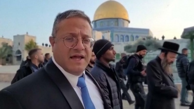 Κόλαση - Εισβολή στο τέμενος Al Aqsa από Εβραίους «υπερπατριώτες» - Ο Itamar Ben Gvir ανάβει φωτιές στην Ιερουσαλήμ