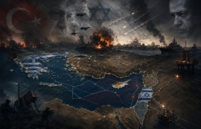 Greece serves as a battering ram against Turkey for Greater Israel as calm waters in the Aegean suddenly turn rough