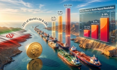 Τρόμος το Hormuz – Μόνιμο πληθωριστικό σοκ έως το 2027, ενεργειακή κρίση και μείωση κατανάλωσης πνίγουν τις οικονομίες