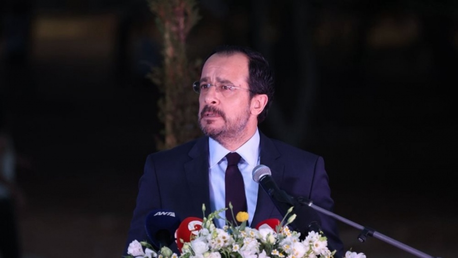 Χριστοδουλίδης: Ο ελληνισμός τιμά τις θυσίες, αναγνωρίζει τις πληγές του, αγωνίζεται για ελευθερία και αξιοπρέπεια