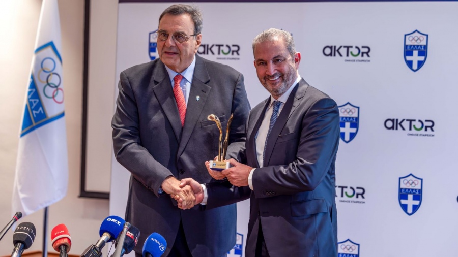 O Όμιλος AKTOR Χρυσός Χορηγός της Ελληνικής Ολυμπιακής Επιτροπής έως τους Ολυμπιακούς Αγώνες Los Angeles 2028